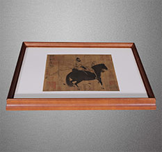 丘北书画装裱配框服务案例